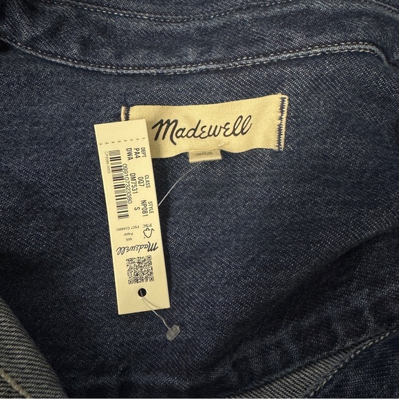 Madewell Denim Oversized Mini Shirtdress - Picture 7 of 7